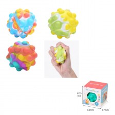 Silicone Push Pop Stress Release Toy with Customized Individul Package